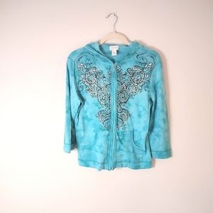 Chicos Zenergy Tie Dye Hoodie